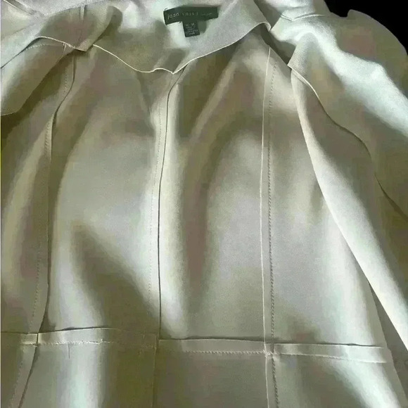 Ladies Joan Vaas vest. Size M. Worn once. Excellent condition. Cream color. - Picture 5 of 8